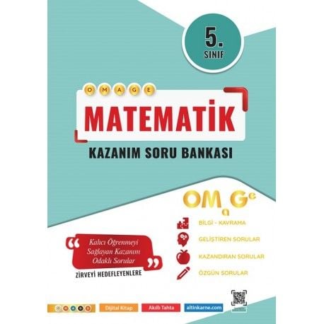 Omage Yayınları 5. Sınıf Kazanım Matematik Soru Bankası