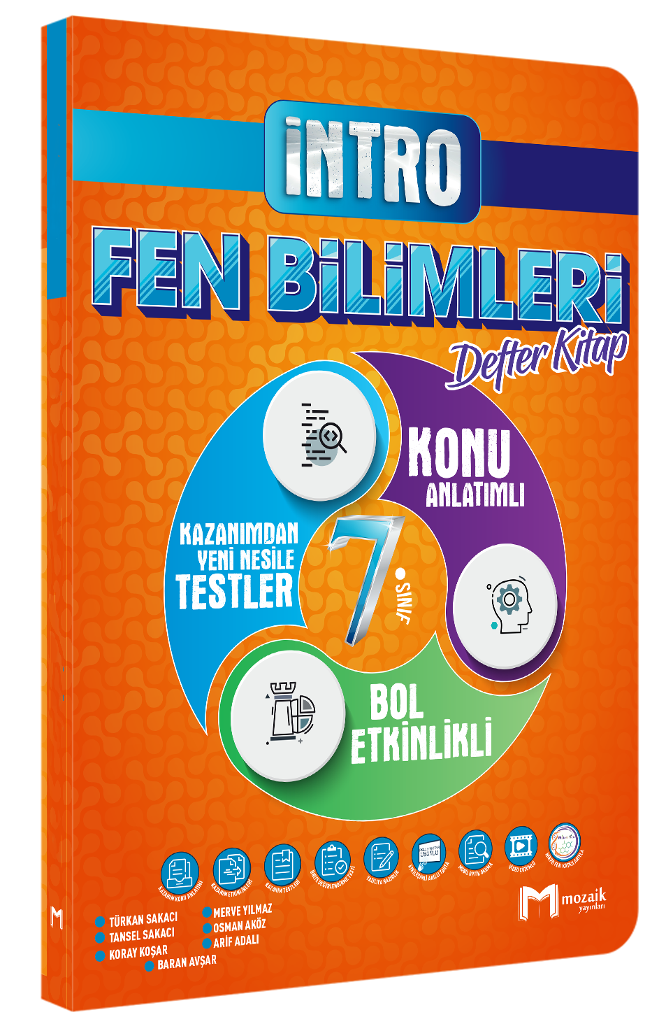 Mozaik Yayınları 7. Sınıf Mozaik İntro Defter Fen Bilm. - 2022-23