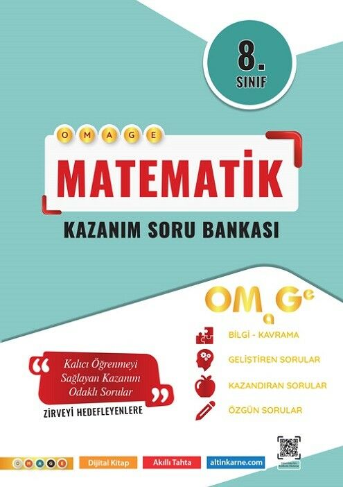 Omage Yayınları 8. Sınıf Kazanım Matematik Soru Bankası