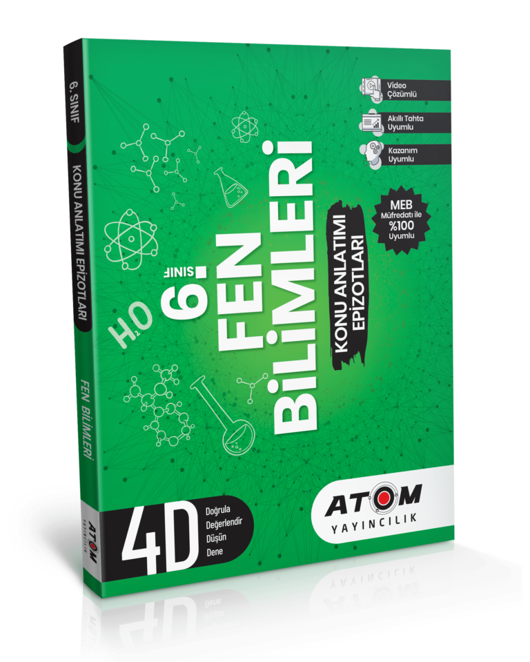 Atom Yayıncılık 6. Sınıf Fen Bilimleri 4D Epizot Konu Anlatımı