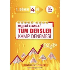 Omage Yayınları 8. Sınıf Gold Tüm Dersler 4lü Kamp Denemesi 1. Dönem