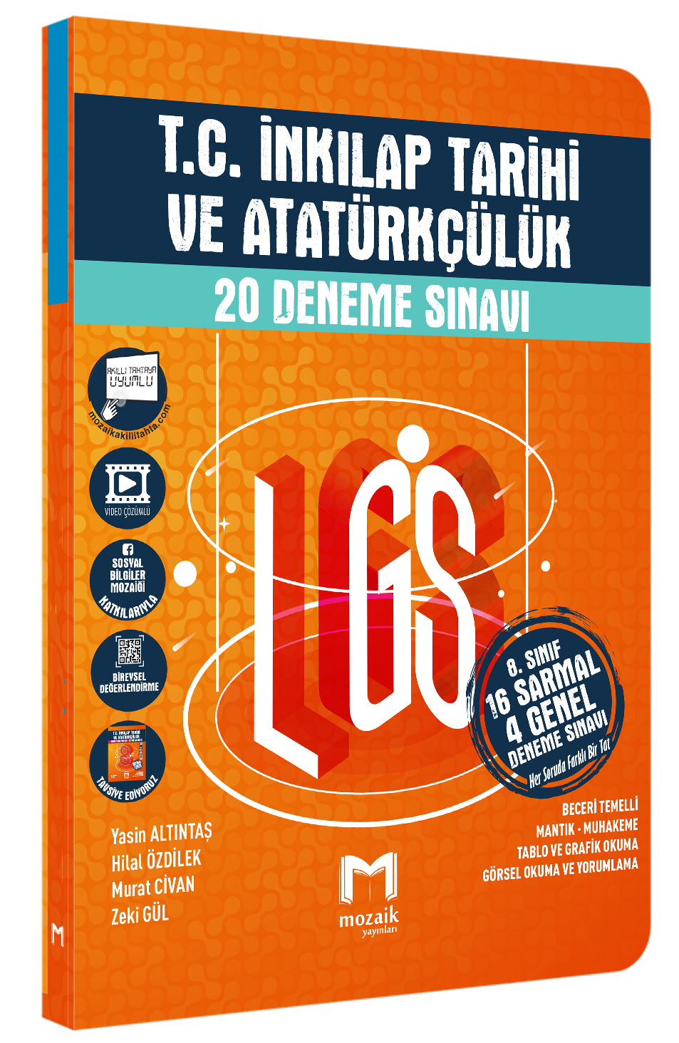 Mozaik Yayınları 8. Sınıf Mozaik Deneme 20'li İnkılap Tarihi - 2022