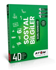 Atom Yayıncılık  6. Sınıf Sosyal Bilgiler 4D Soru Bankası
