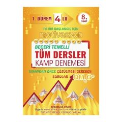 Omage Yayınları 8. Sınıf Motivasyon Tüm Dersler 4lü Kamp Denemesi 1. Dönem