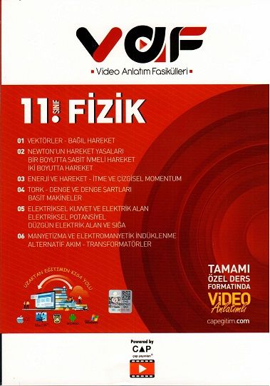Vaf Yayınları 11.Sınıf Fasikül Fizik - 2022-23