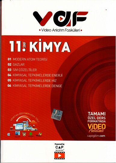 Vaf Yayınları 11.Sınıf Fasikül Kimya - 2022