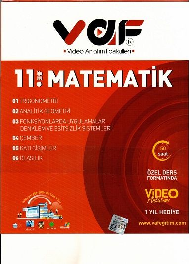 Vaf Yayınları 11.Sınıf Fasikül Matematik - 2022-23