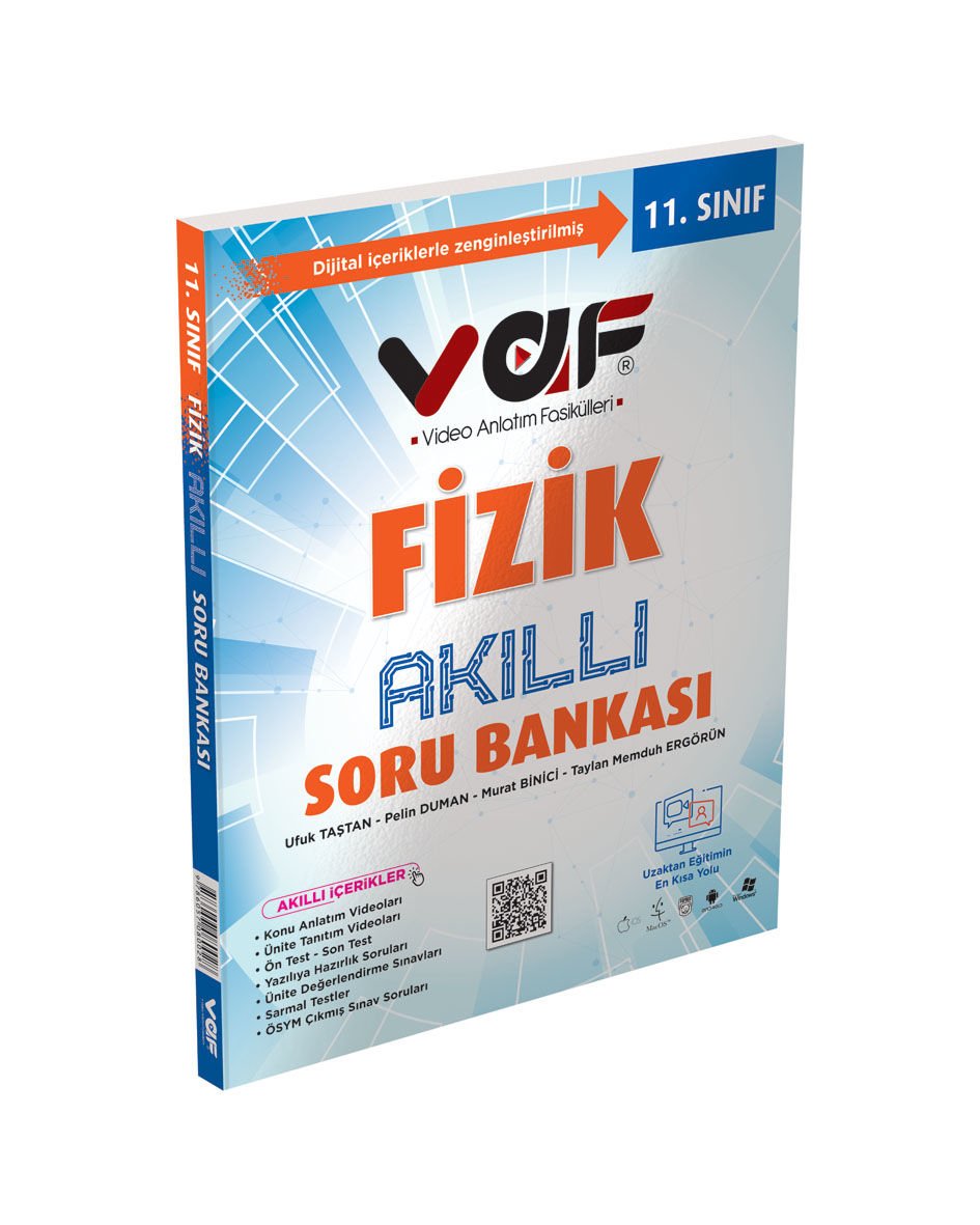 Vaf Yayınları 11.Sınıf Soru Bankası Fizik - 2022-23