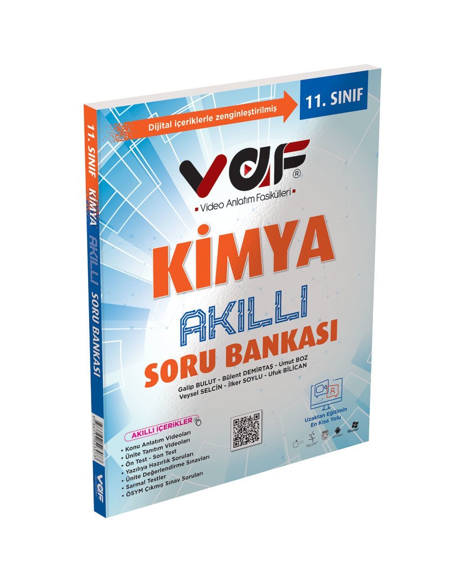 Vaf Yayınları 11.Sınıf Soru Bankası Kimya - 2022-23