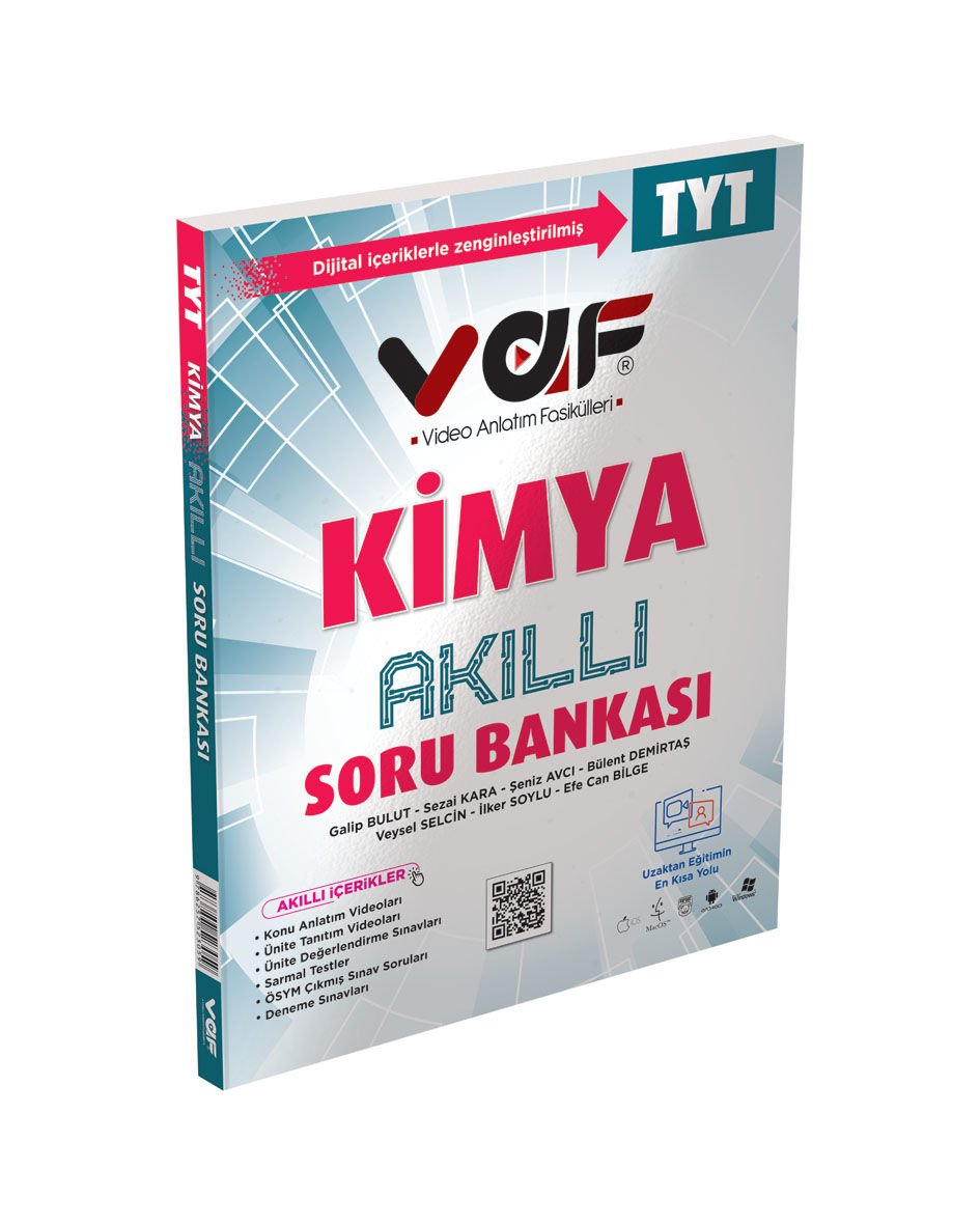 Vaf Yayınları TYT Soru Bankası Kimya - 2022