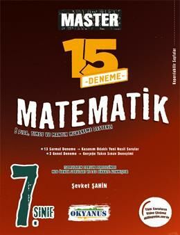 Okyanus Yayıncılık 7. Sınıf Master 15 Matematik Denemesi