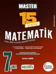 Okyanus Yayıncılık 7. Sınıf Master 15 Matematik Denemesi