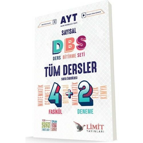 Limit Yayınları AYT Tüm Dersler 4+2 Soru Bankası (Sayısal)