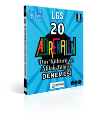 Adrenalin Yayınları 8.Sınıf Din Kültürü ve Ahlak Bilgisi 20 Branş Deneme