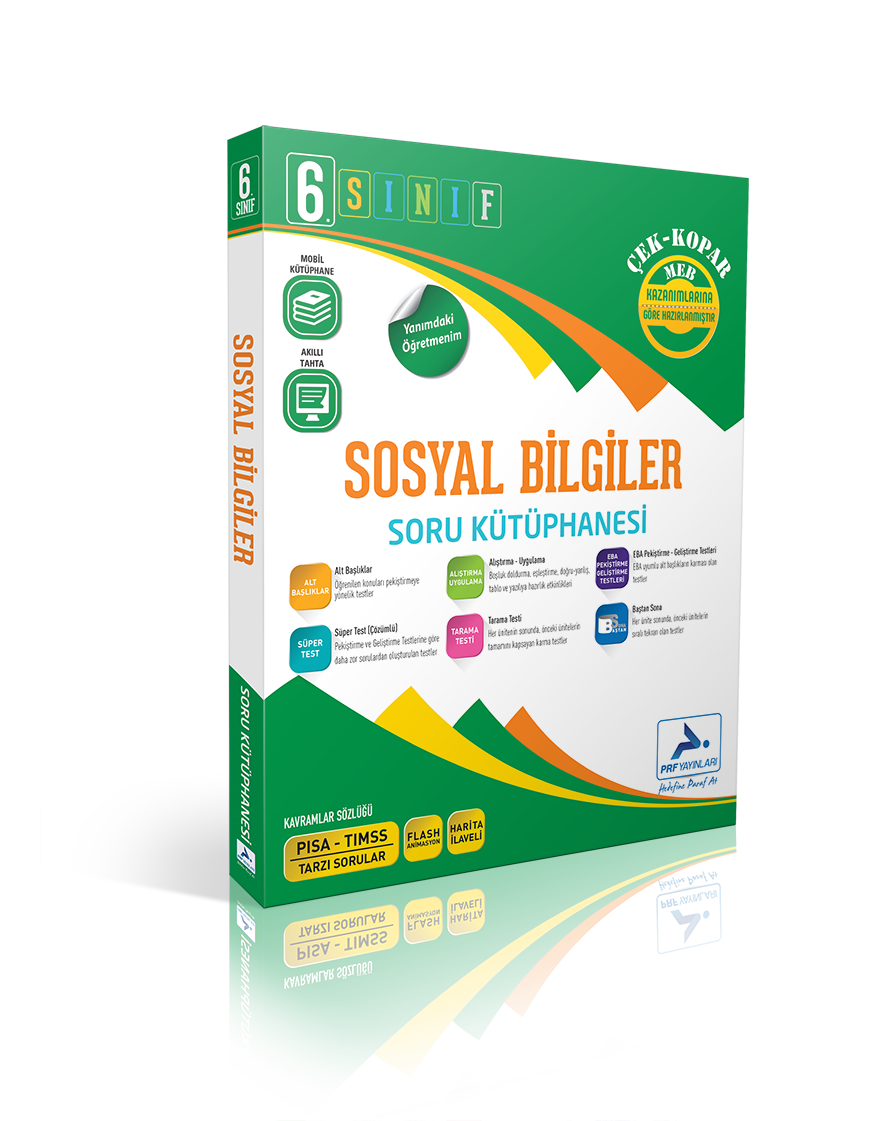 Paraf Yayınları 6. Sınıf Sosyal Bilgiler Soru Kütüphanesi