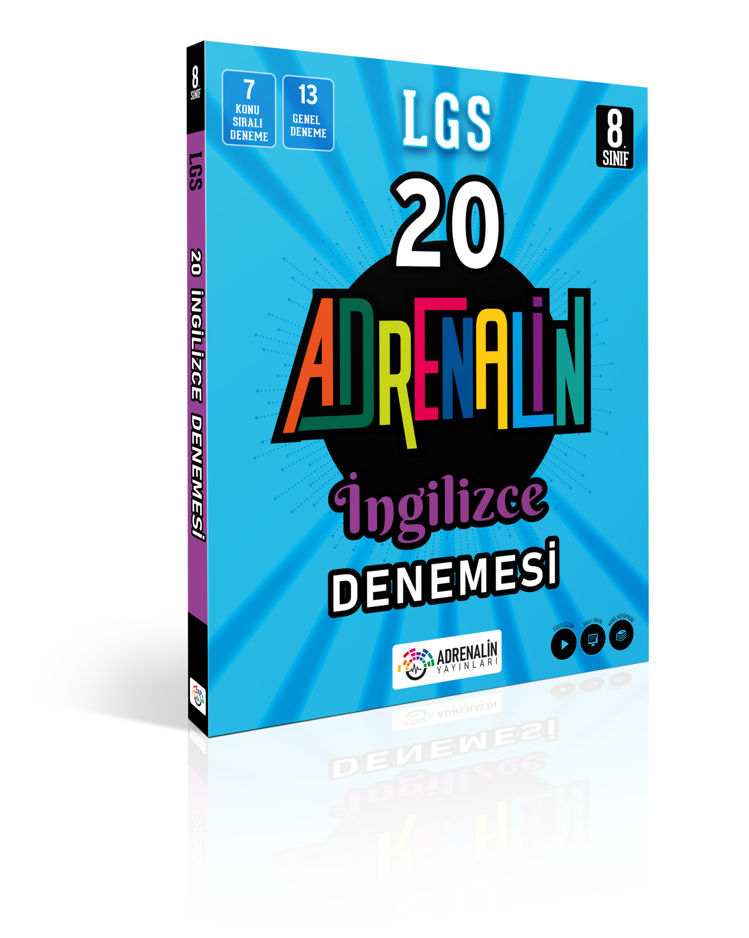 Adrenalin Yayınları 8.Sınıf İngilizce 20 Branş Deneme