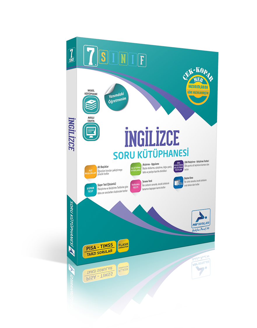 Paraf Yayınları 7. Sınıf İngilizce Soru Kütüphanesi