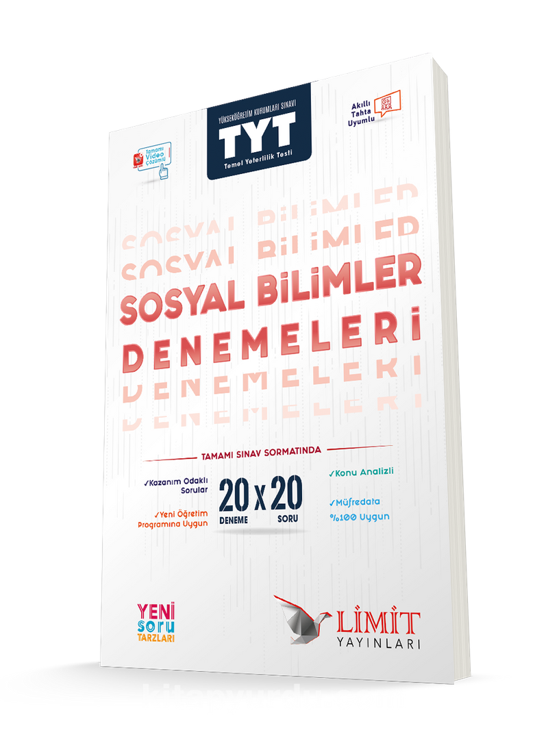 Limit Yayınları TYT 20'li Sosyal Bilimler Denemeleri