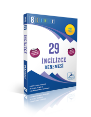 Paraf Yayınları 8. Sınıf İngilizce 29'lu Branş Deneme