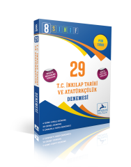 Paraf Yayınları 8. Sınıf İnkılap Tarihi 29‘lu Branş Deneme
