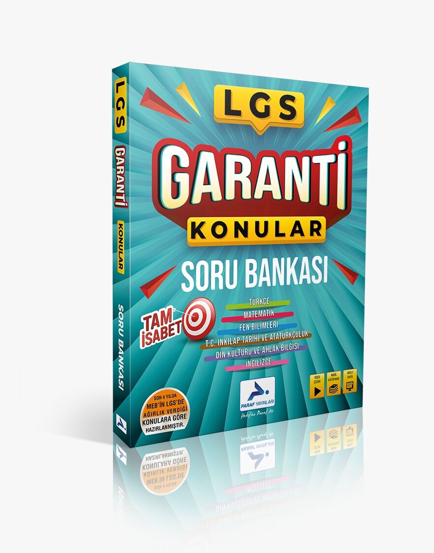 Paraf Yayınları LGS Garanti Konular Soru Bankası
