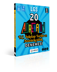 Adrenalin Yayınları 8.Sınıf İnkılap Tarihi 20 Branş Deneme