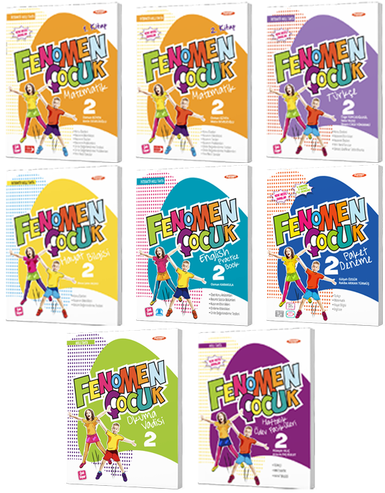 Fenomen Çocuk 2. Sınıf (7. Paket Seti 8 Kitap)