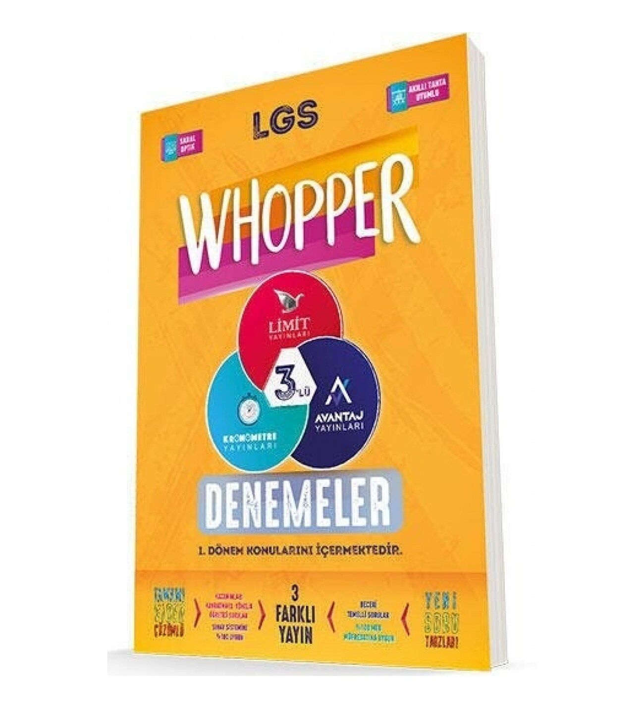 Limit Yayınları LGS Whopper 3'lü Denemeler