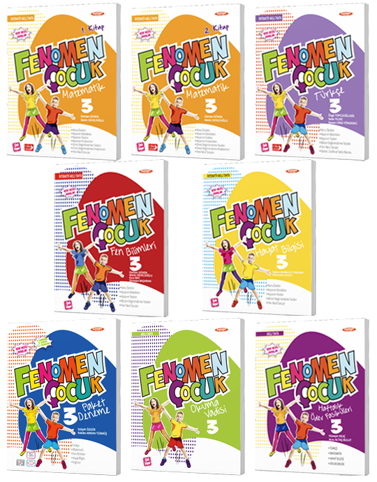 Fenomen Çocuk 3. Sınıf (6. Paket Seti 8 Kitap)