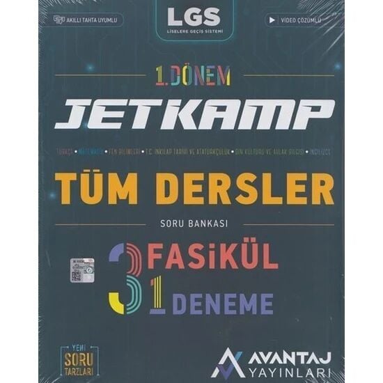 Avantaj Yayınları LGS Jetkamp Tüm Dersler Soru Bankası