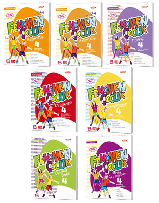 Fenomen Çocuk 4. Sınıf (4. Paket Seti 7 Kitap)