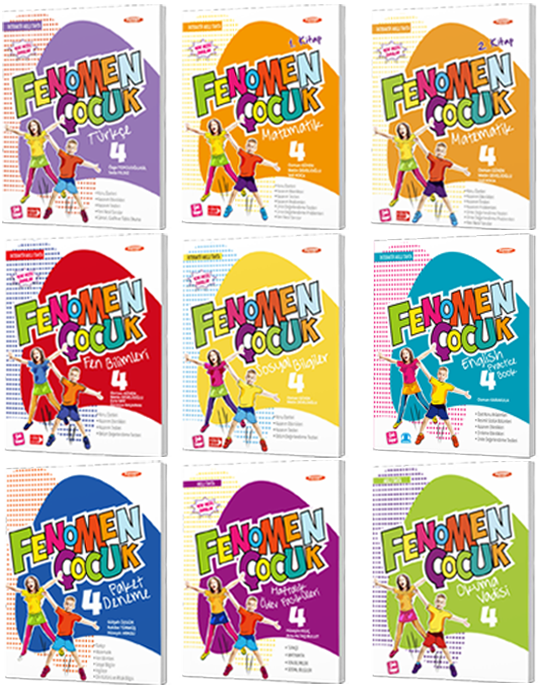 Fenomen Çocuk 4. Sınıf (7. Paket Seti 9 Kitap)