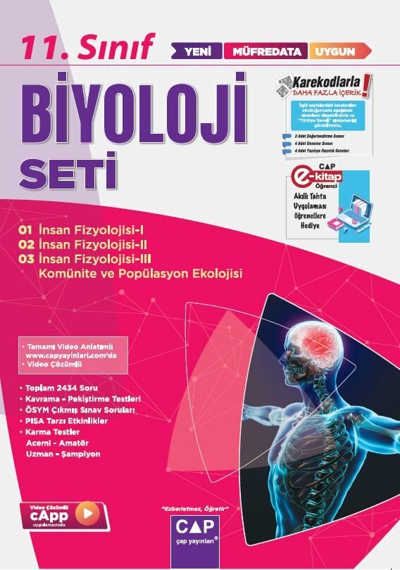 Çap Yayınları 11. Sınıf Set Anadolu Biyoloji - 2023