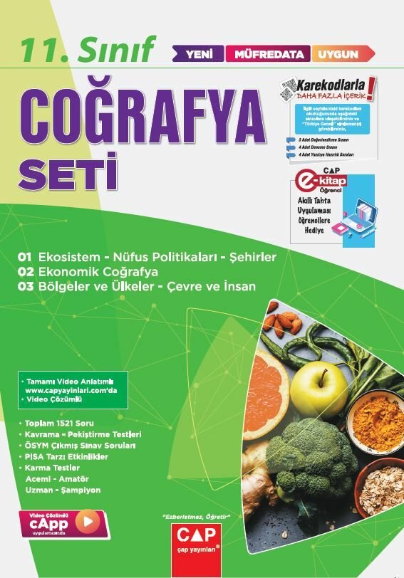 Çap Yayınları 11. Sınıf Set Anadolu Coğrafya - 2023
