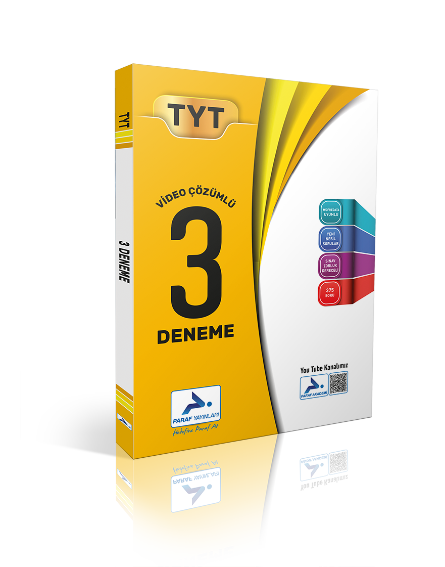 Paraf Yayınları TYT 3 Fasikül Deneme Video Çözümlü