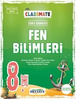 Okyanus Yayıncılık 8. Sınıf Classmate Fen Bilimleri Soru Bankası