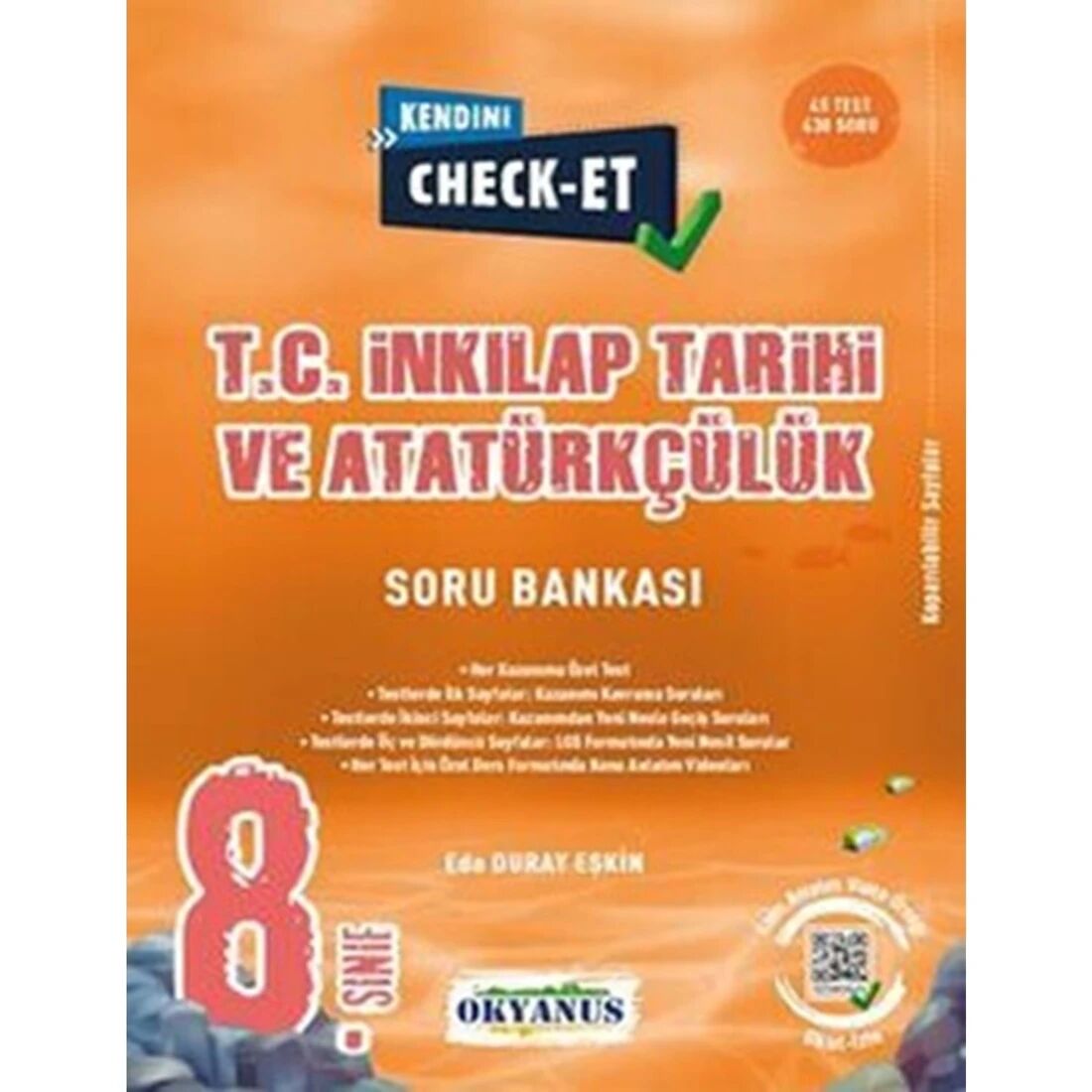 Okyanus Yayıncılık 8. Sınıf Kendini Check - Et T. C. İnkılap Tarihi Ve Atatürkçülük Soru Bankası