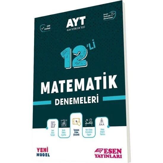 Esen Yayınları AYT 12'li Matematik Denemeleri