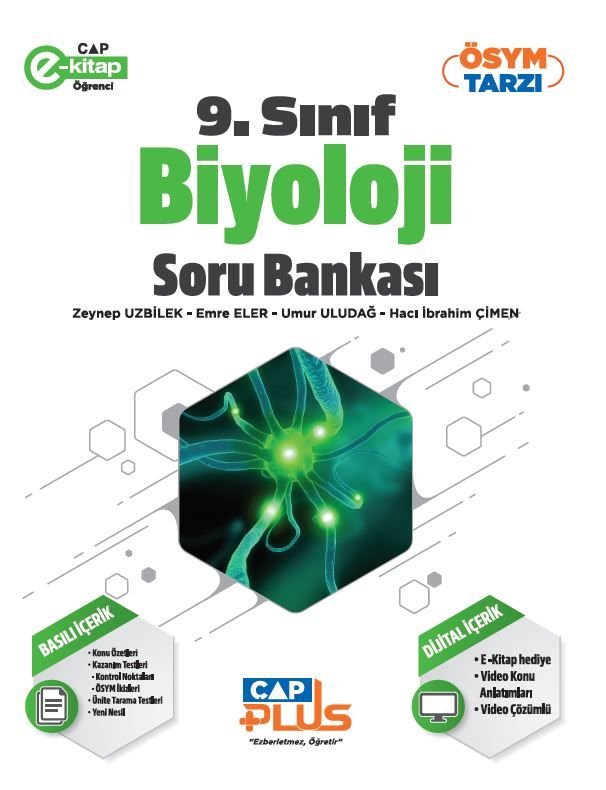 Çap Yayınları 9. Sınıf S.B. Anadolu Plus Biyoloji - 2023