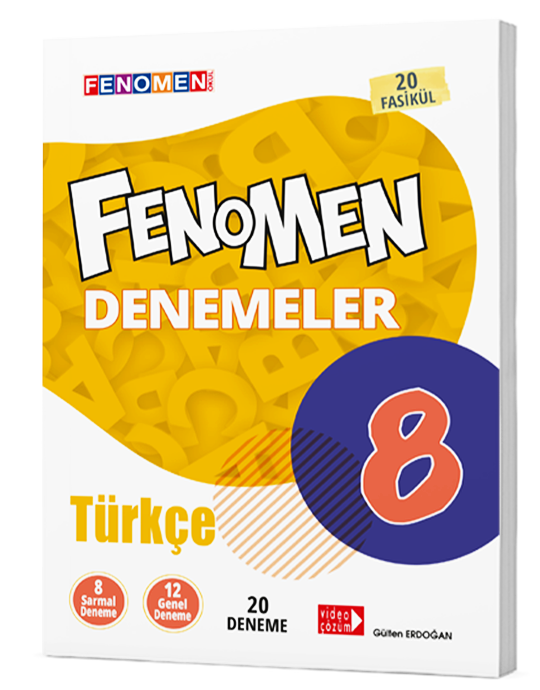 Fenomen 8.Sınıf Türkçe Denemeler (20 Deneme)