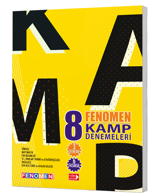 Fenomen 8.Sınıf  Tüm Dersler Paket Denemeler (10 Deneme)