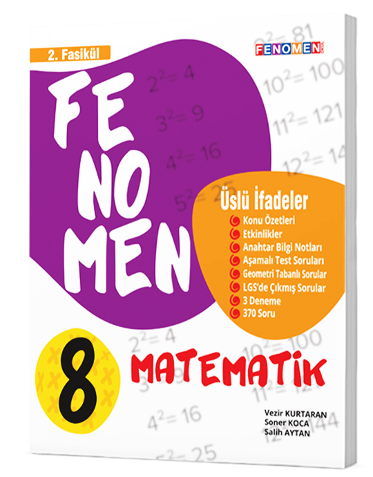 Fenomen 8.Sınıf  8 Matematik 2.Fasikül (Üslü İfadeler)
