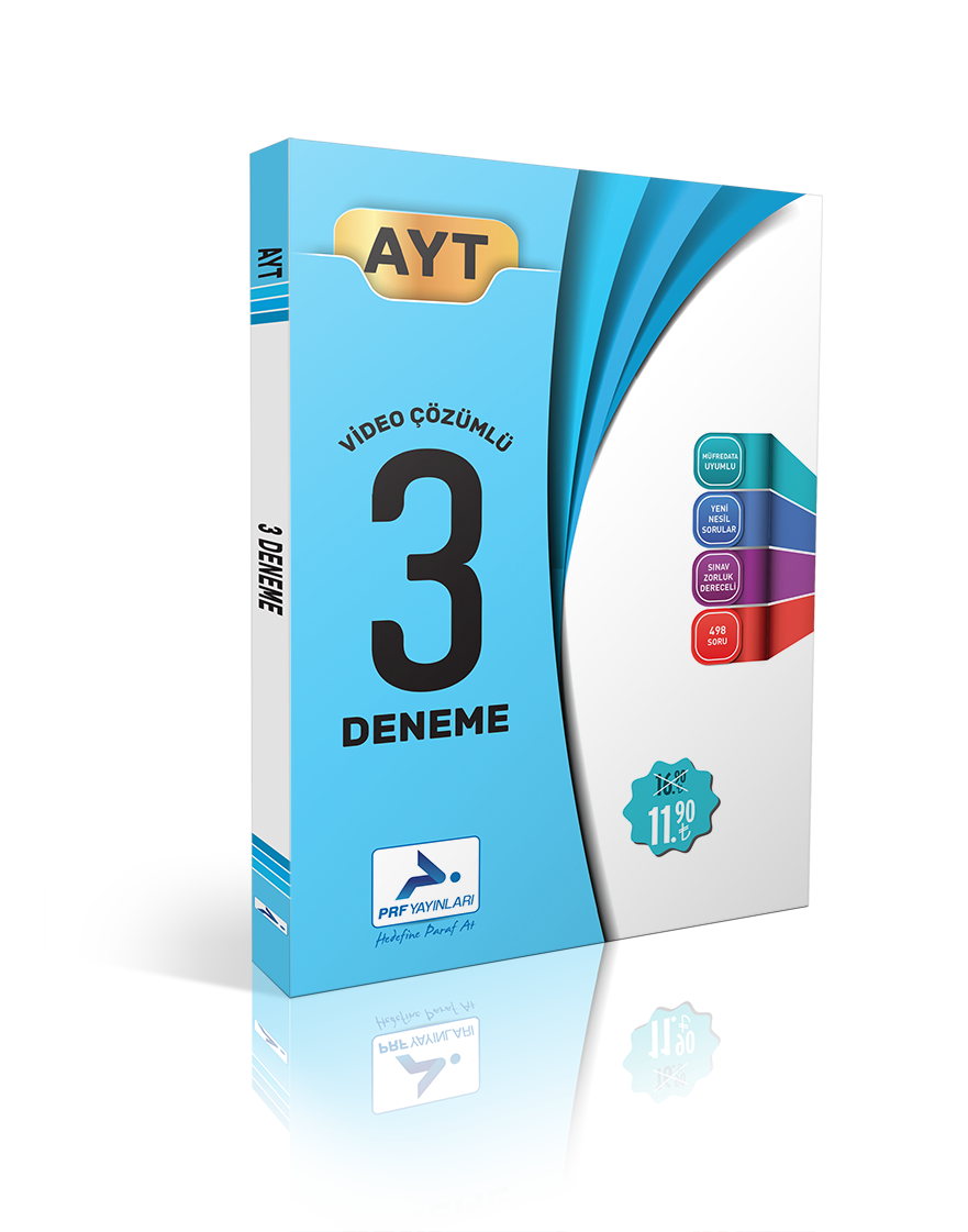 Paraf Yayınları AYT 3 Fasikül Deneme Video Çözümlü