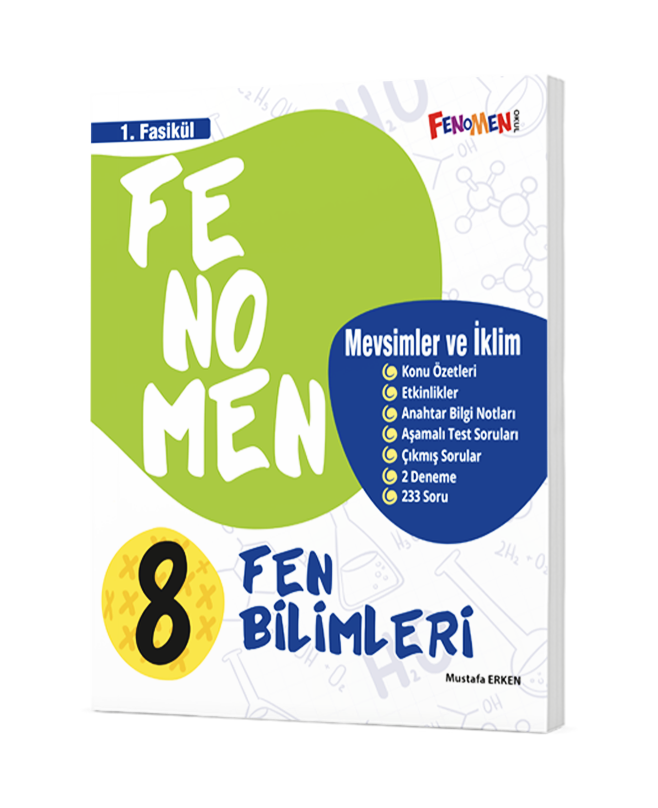 Fenomen 8.Sınıf  Fen Bilimleri 1.Fasikül (Mevsimler Ve İklim)