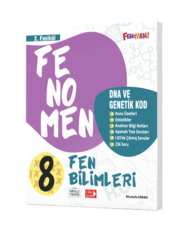 Fenomen 8.Sınıf  Fen Bilimleri 2.Fasikül (Dna Ve Genetik Kod)
