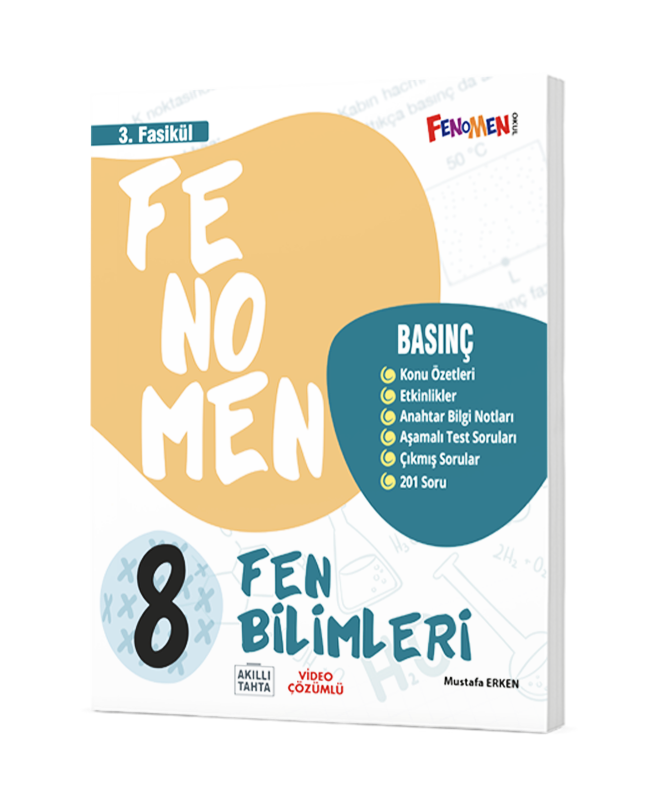 Fenomen 8.Sınıf  Fen Bilimleri 3.Fasikül (Basınç)
