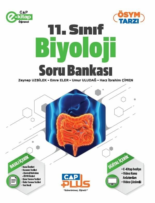 Çap Yayınları 11. Sınıf S.B. Anadolu Plus Biyoloji - 2023