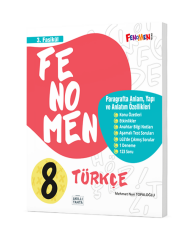 Fenomen 8.Sınıf  Türkçe 3.Fasikül (Pargrafta Anlam Yapı Ve Anlatım Özellikleri)