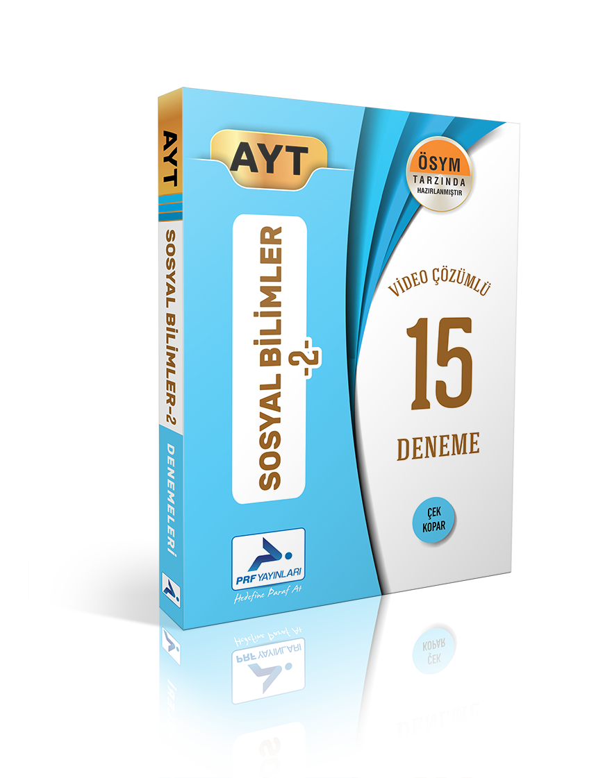 Paraf Yayınları AYT Sosyal Bilimler-2 Video Çözümlü 15 Deneme