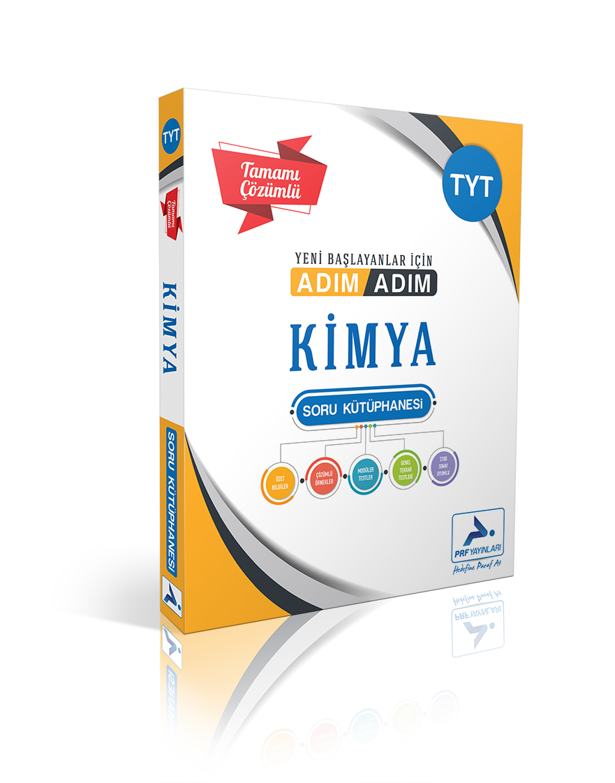 Paraf Yayınları TYT Adım Adım Kimya Çözümlü Soru Kütüphanesi